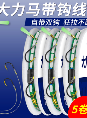 绑好成品大力马主线线组钓鱼线大马力全套大物鲢鳙巨物套装鱼钩