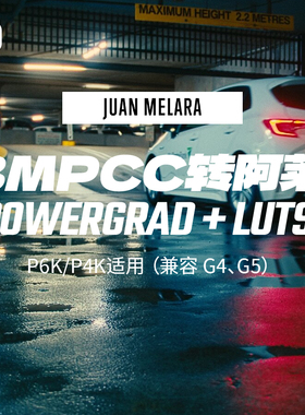 RCM更新 BMPCC转阿莱P6K2ALEXA达芬奇POWERGRADE胶片电影调色Luts