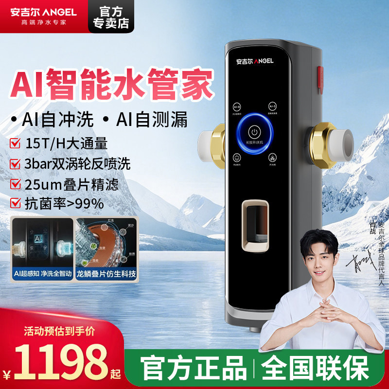 安吉尔前置过滤器全自动冲洗大流图片