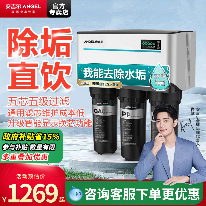 安吉尔J1205净水器家用厨房