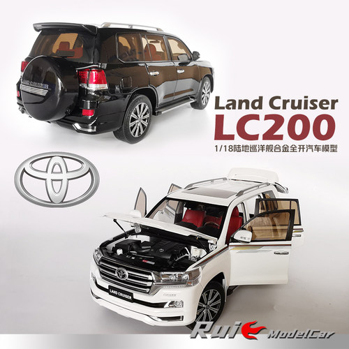 1:18其辉Kengfai丰田陆巡Land Cruiser LC200合金全开汽车模型
