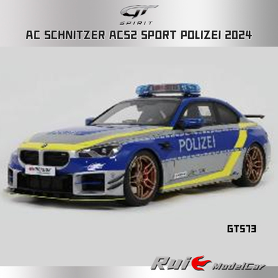 预1:18 GT SPIRIT AC SCHNITZER ACS2 运动版警车2024车模收藏