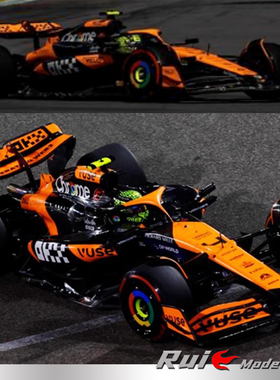 现货1:12 Spark诺里斯2024迈阿密站生涯首胜 迈凯伦MCL38 F1车模