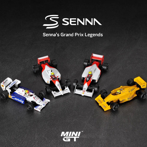 预1:64 MINIGT 迈凯伦MP4/4 塞纳摩纳哥日本夺冠车模收藏