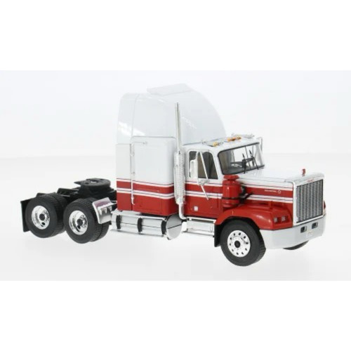 预1:43 IXO GMC 红白色1980卡车头车模收藏摆件