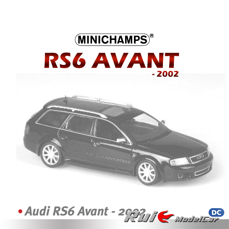 预1:43迷你切奥迪AUDI RS6 AVANT 2002瓦罐旅行版轿车汽车模型