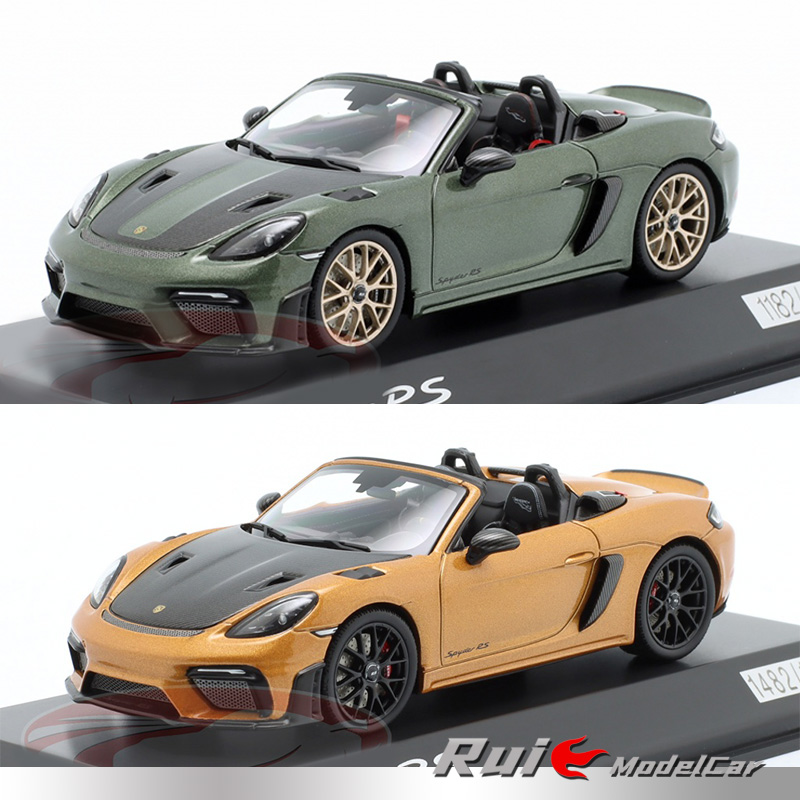 预1:43德国保时捷原厂Porsche 718 982 Spyder RS 2024汽车模型