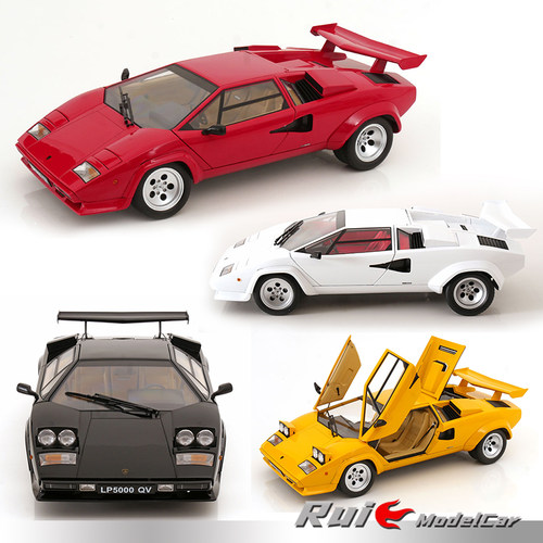 预1:12 KK-Scale兰博基尼 Countach LP 5000 S QV 1985年汽车模型