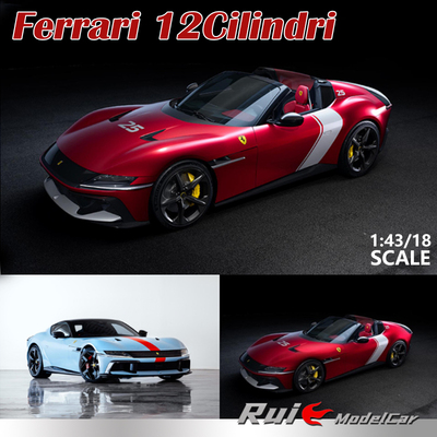 预1:43/18 BBR法拉利Ferrari 12Cilindri Spider Coupe汽车模型