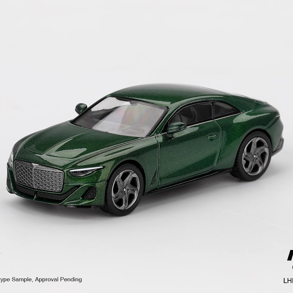 预1:64 MINI GT 宾利Bentley Batur Scarab Green绿车模收藏