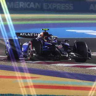 Spark 赛恩斯 卡塔尔季 预1 威廉姆斯FW47 军赛车模型 赠P板