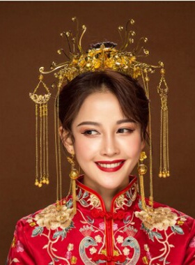 出租秀禾服龙凤褂免费搭配头饰（只限一个直接拍押金拍下