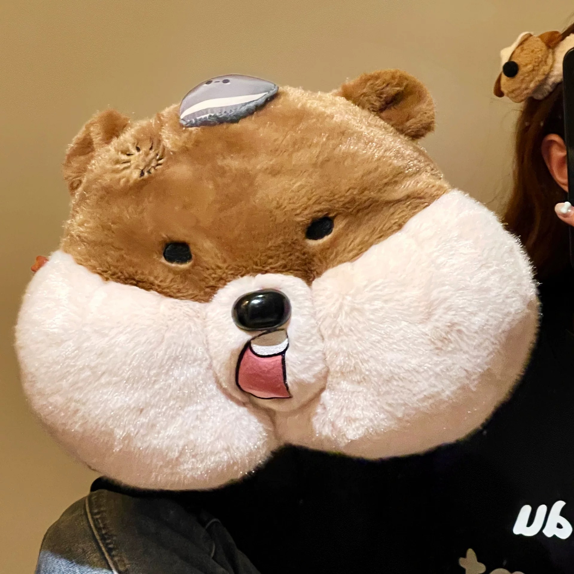 插手电热水袋充电款防爆暖手宝电暖宝2025新款暖手袋毛绒土拨鼠