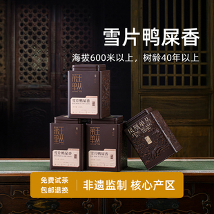 广东潮州凤凰单丛茶冬季雪片鸭屎香茶叶鸭屎香凤凰单枞茶送礼盒装