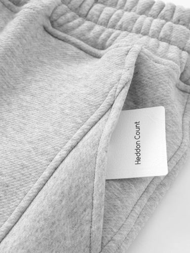 高端束脚灰色卫裤男士春秋冬季2025新款男裤纯棉运动休闲裤子男士