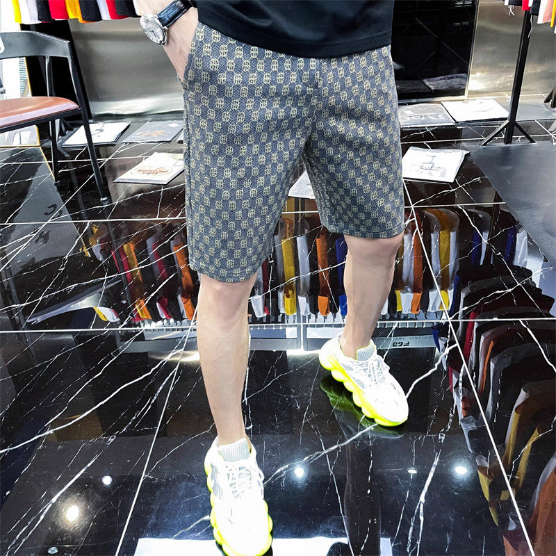 高端潮牌速干休闲短裤男士2026新款夏季欧货外穿沙滩五分裤子男款