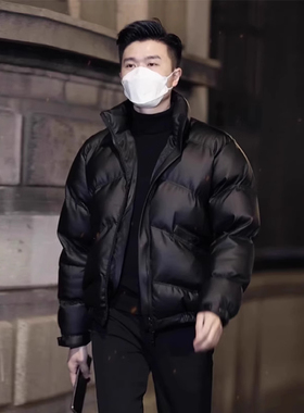 高端短款棉服男士冬季2025新款高级感立领加厚面包服棉袄外套男款
