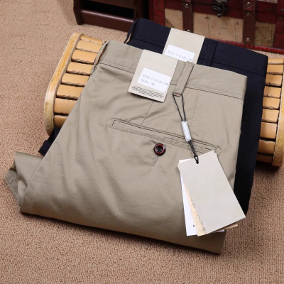 高端纯色直筒休闲裤男士2025新款男裤薄款轻商务裤子夏秋冬季男款