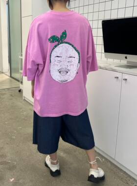 东大门KKUKKU卡通印花短袖T恤
