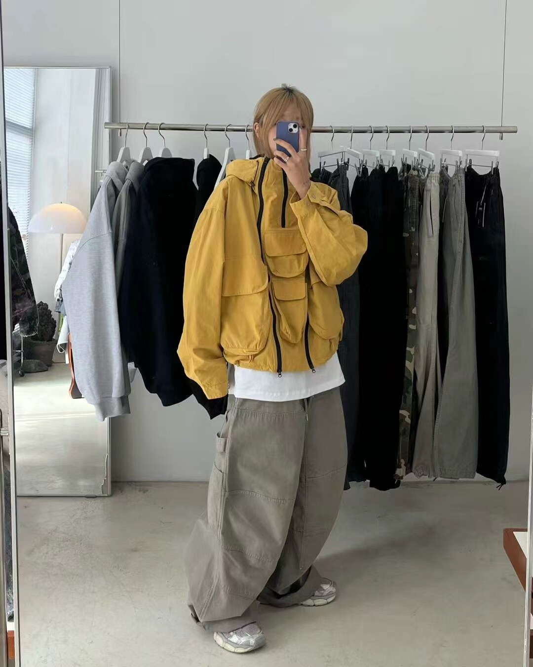 东大门男多口袋户外休闲夹克
