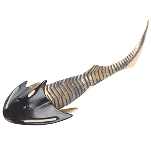 志留纪史前生物头甲鱼模型玩具儿童仿真动物远古骨甲鱼海洋巨兽