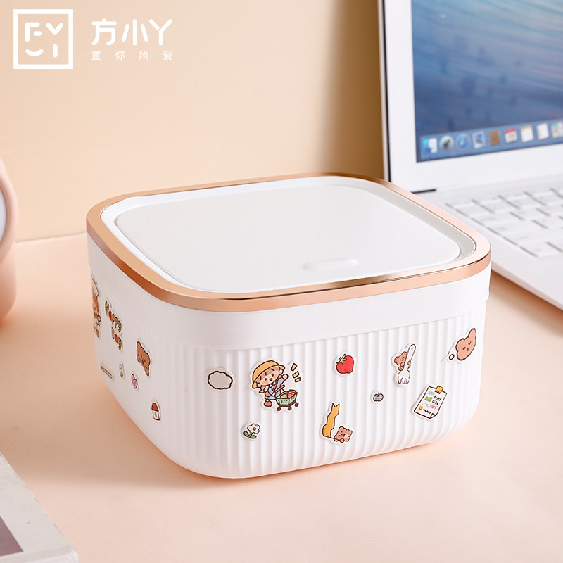 桌面垃圾桶家用按压小号筒可爱专用垃圾袋办公室迷你轻奢收纳新款,家庭/个人清洁工具,垃圾桶,淘宝优惠券,粉丝福利购,淘宝优惠卷