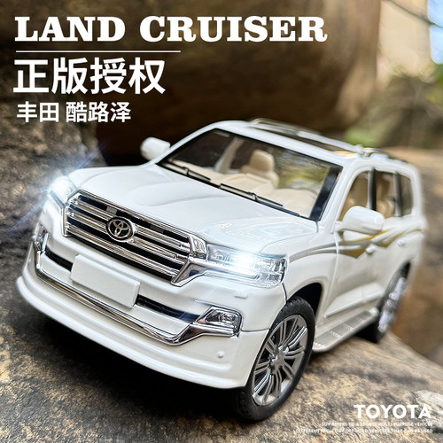 合金车124多开门酷路泽玩具车