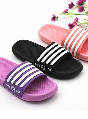 夏季新品情侣韩版凉拖鞋防女士居家洗澡一字拖男外穿塑料沙滩鞋潮