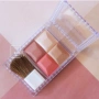 Nhật Bản Cezanne 倩 诗 丽 四 腮红 高 光 修 亮亮 Silk touch Red Brown 05 - Blush / Cochineal phấn má the saem