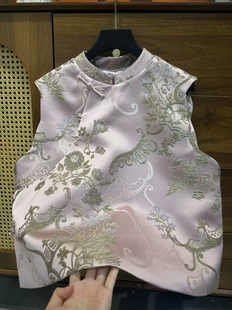 外套0925 老缎宋锦蜀锦桑蚕丝上衣长袖 私信询价 香云纱新中式