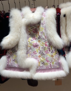 私信询价 老缎宋锦蜀锦桑蚕丝外套水貂毛马甲1214 香云纱新中式