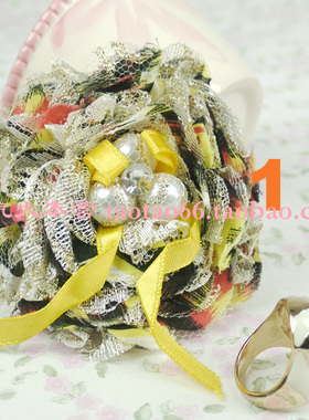 欧美风饰品豹纹蕾丝发夹胸花