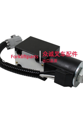 TOYOTA丰田叉车配件8FD15-30波箱12V档位电磁阀32610-30520-71