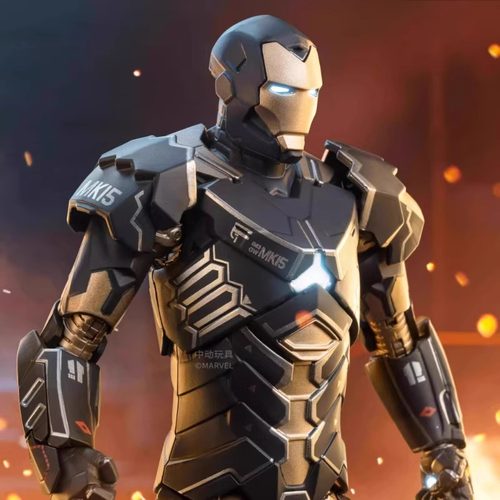 新品中动玩具漫威复仇者联盟钢铁侠MK15鬼祟关节可动手办人偶模型