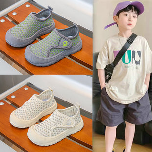 幼儿园室内鞋男童透气网面儿童学步鞋轻便软底女童布鞋宝宝鞋子春
