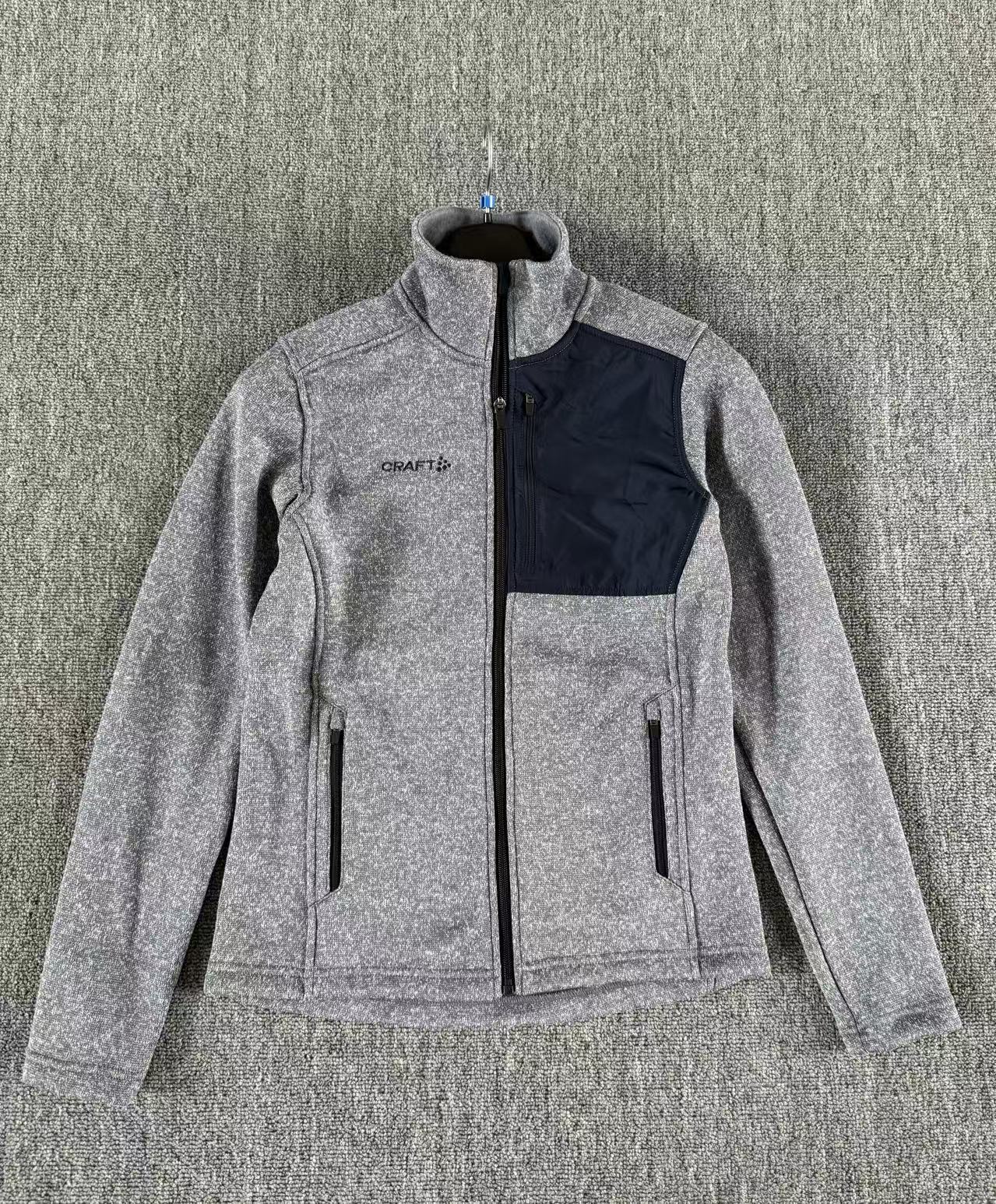 craft纯原尾货冬季新款成人抓绒衣男女同款加厚保暖立领夹克外套