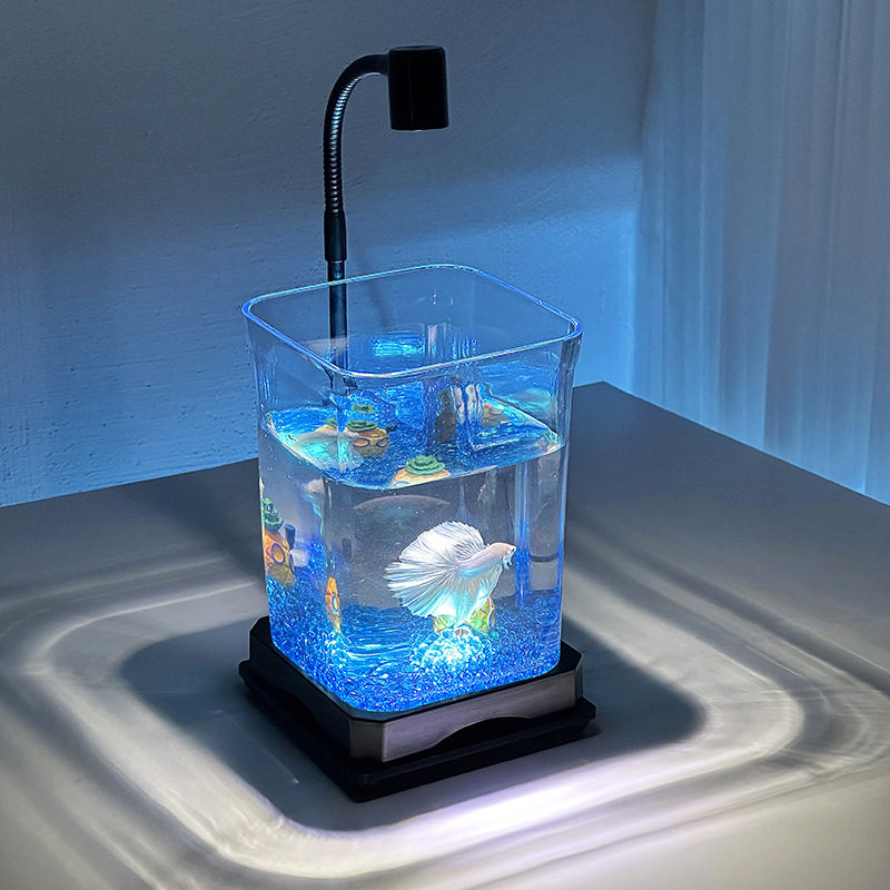 斗鱼缸客厅家用小鱼缸微景观造景塑料透明金鱼缸带灯桌面生态鱼缸,宠物/宠物食品及用品,桌面缸,淘宝优惠券,粉丝福利购,淘宝优惠卷