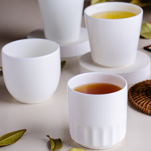 景德镇骨瓷釉下彩商用摆台茶杯