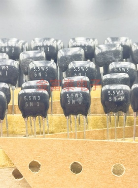 原装松下 陶瓷滤波器 EFCS5R5MW3 5.5MHZ 5.5W3 5.5M DIP-3 黑色