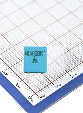 全新500K  陶振 KBR-500BKTS 谐振滤波器 500KHZ蓝色KBR500BK直插