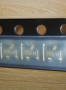 MMBZ15VDLT1G/齐纳瞬态电压抑制二极管15V 0.225W/SOT23/丝印:15D
