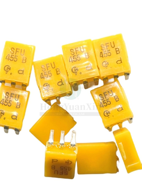 村田 陶瓷晶振 SFU455B2 455B2 455KHZ 弯脚3脚 滤波器 遥控机用