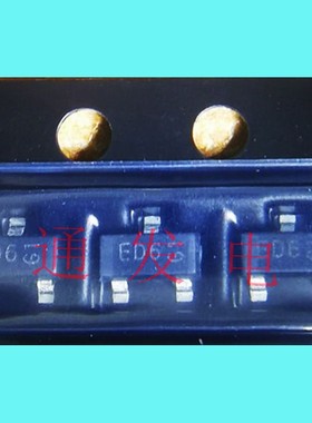DESD5V2S2UT-7/瞬态电压抑制器单向5.2V/SOT-23丝印:ED6
