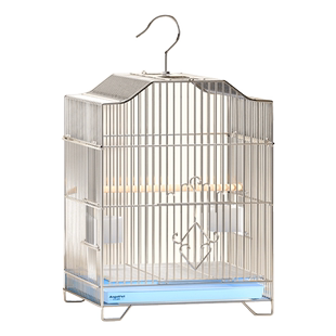 八哥鸟笼鹩歌鸟笼八哥专用笼户外洗澡大型配件特大号家养豪华笼子