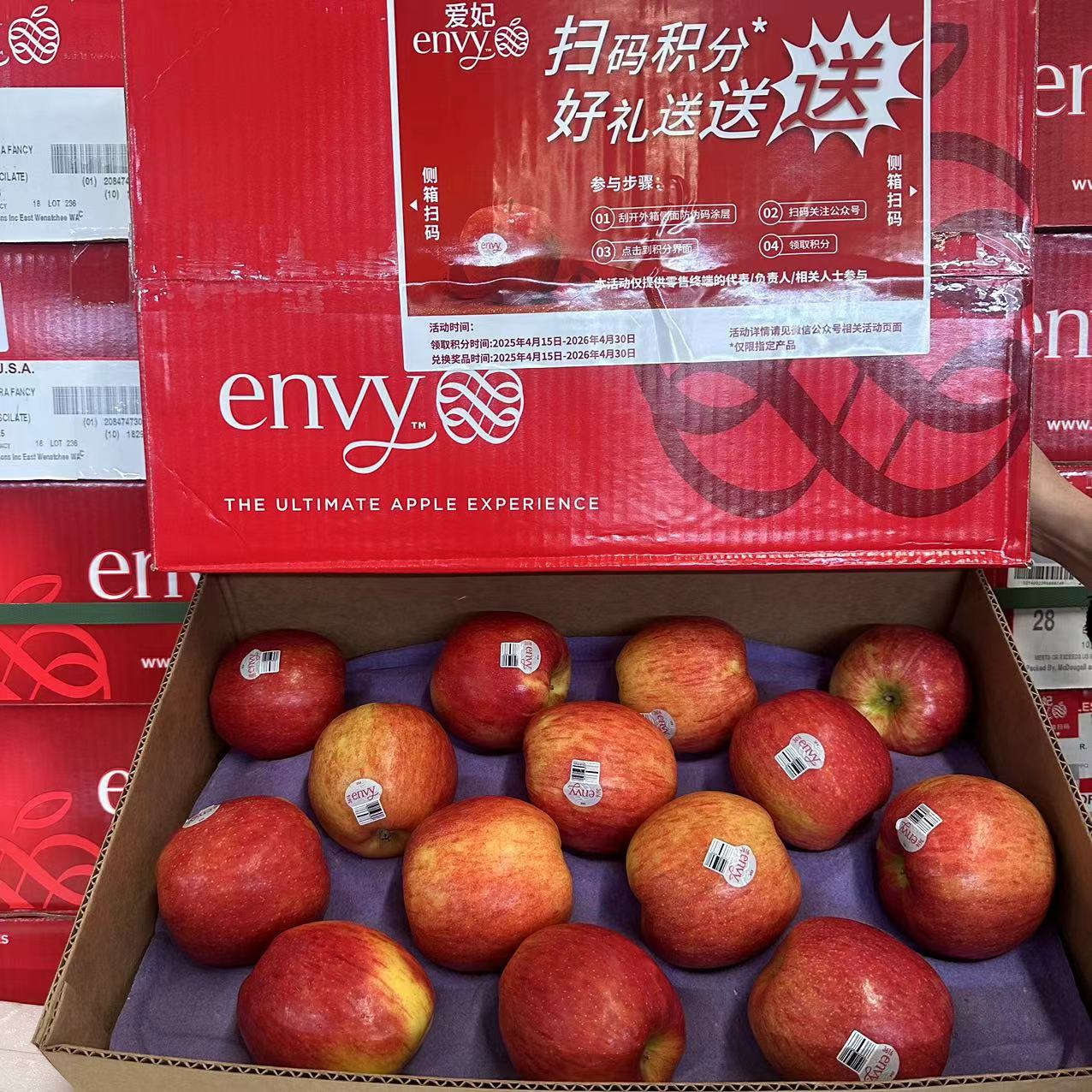 新西兰爱妃苹果 散装5~6斤新鲜进口envy3616不氧化甜脆红苹果水果