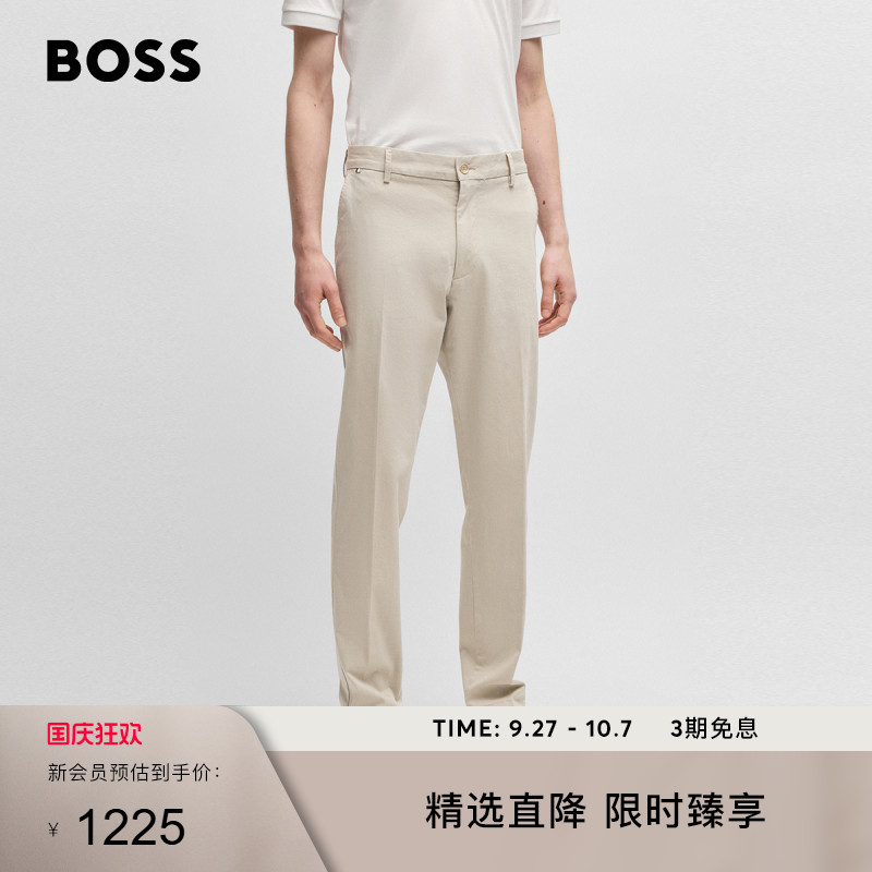 印花弹力棉常规版型长裤