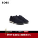 男士 26年夏季 新款 BOSS博斯 徽标细节皮革运动鞋