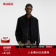 秋款 绒面皮衣 HUGO雨果 男士 飞行员夹克皮衣 羊皮革