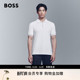 丝光棉修身 男士 BOSS博斯 马球衫 丝光棉