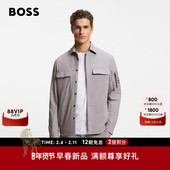 防泼水 26年春季 夹棉 BOSS博斯 男士 新款 轻质填充夹克外套